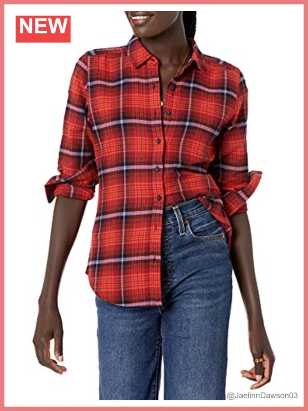 Slim Fit Cotton Flannel Button Down Shirt Long Sleeve
